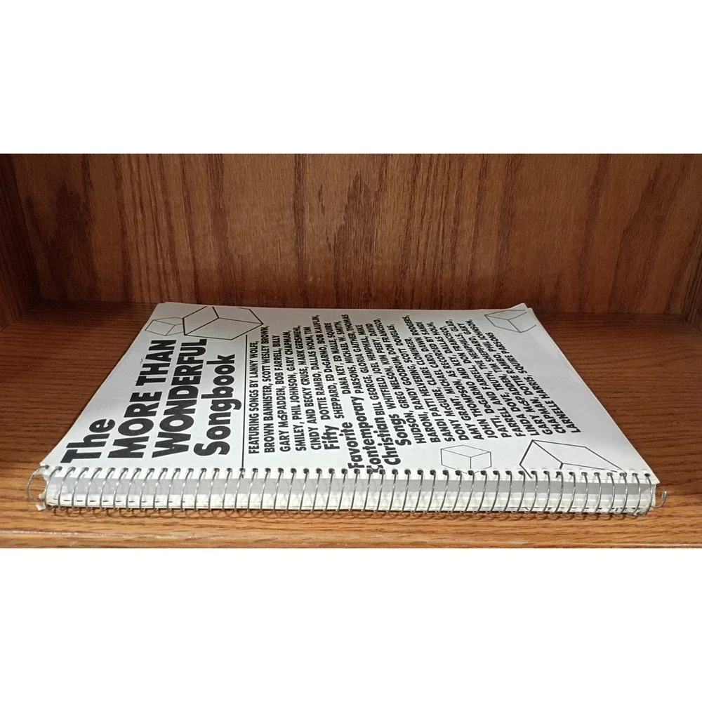 The More Than Wonderful Songbook Fifty Favorite Contemporary Christian Songs